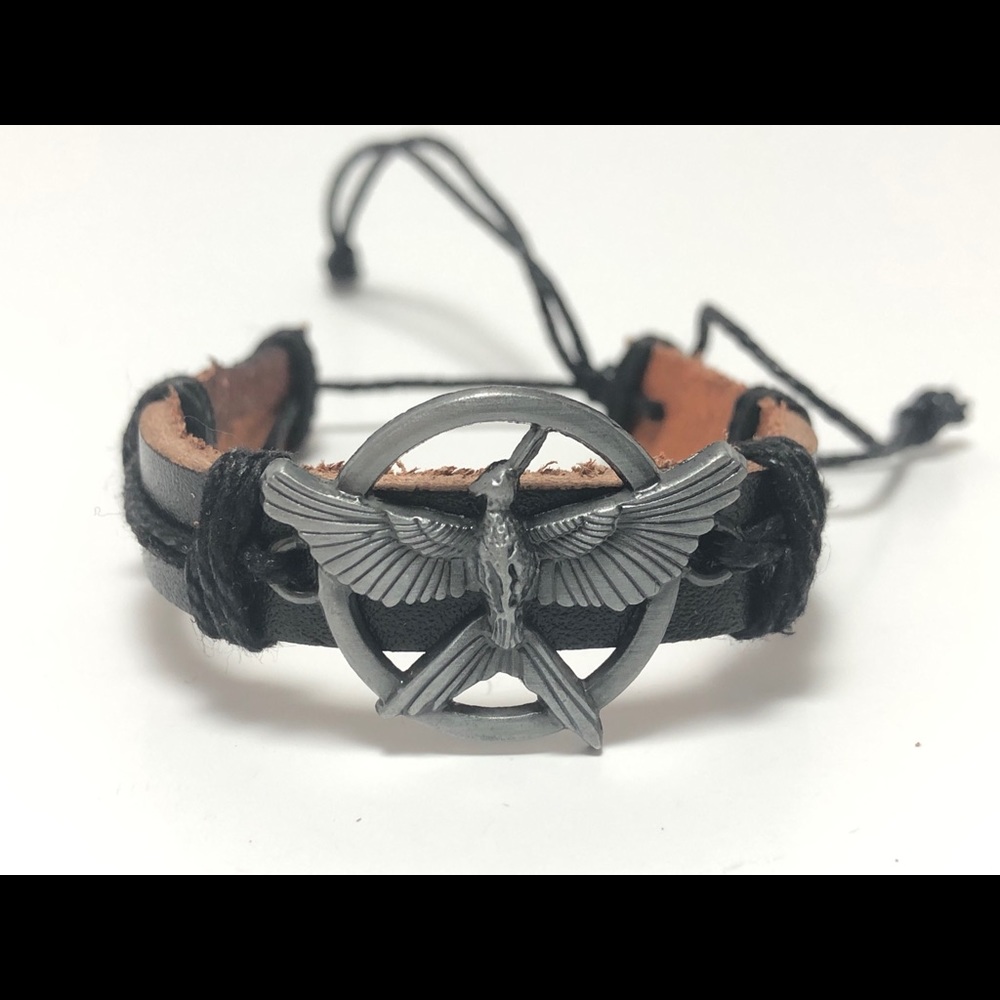 ☮️ peace dove 🕊 leather bracelet